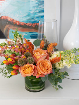 Soft Roses + Tulips