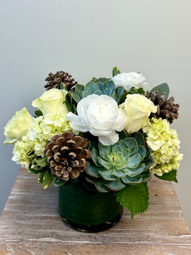 Pinecones and Evergreen