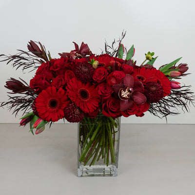 Luxe Ruby Red Bouquet