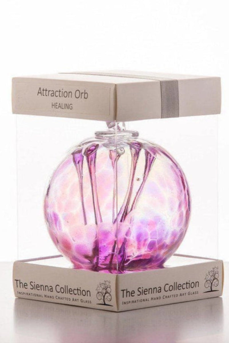 pink-glass-ball-get well gift to promote healing 