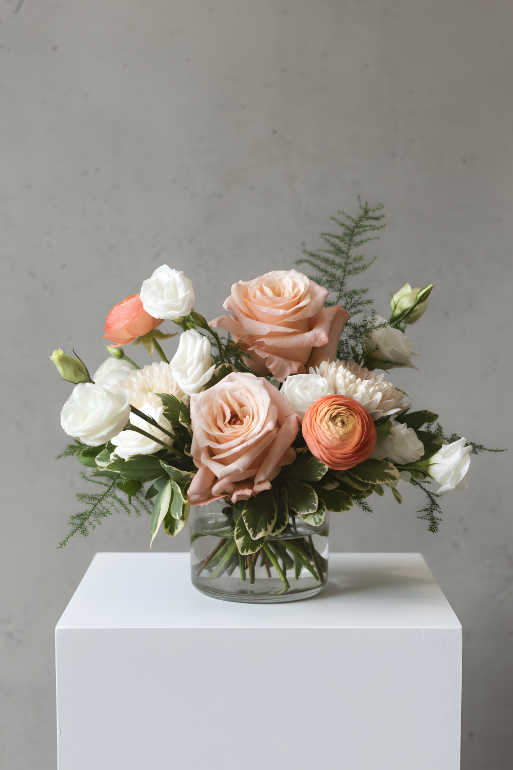 pink and white bouquet of flowers, perfect for baby girl births of sympathy gifts