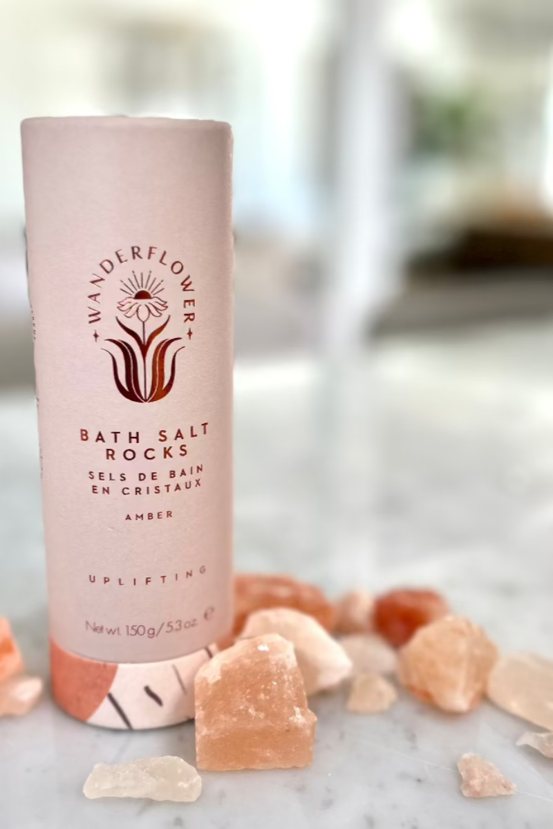 amber scented bath salt