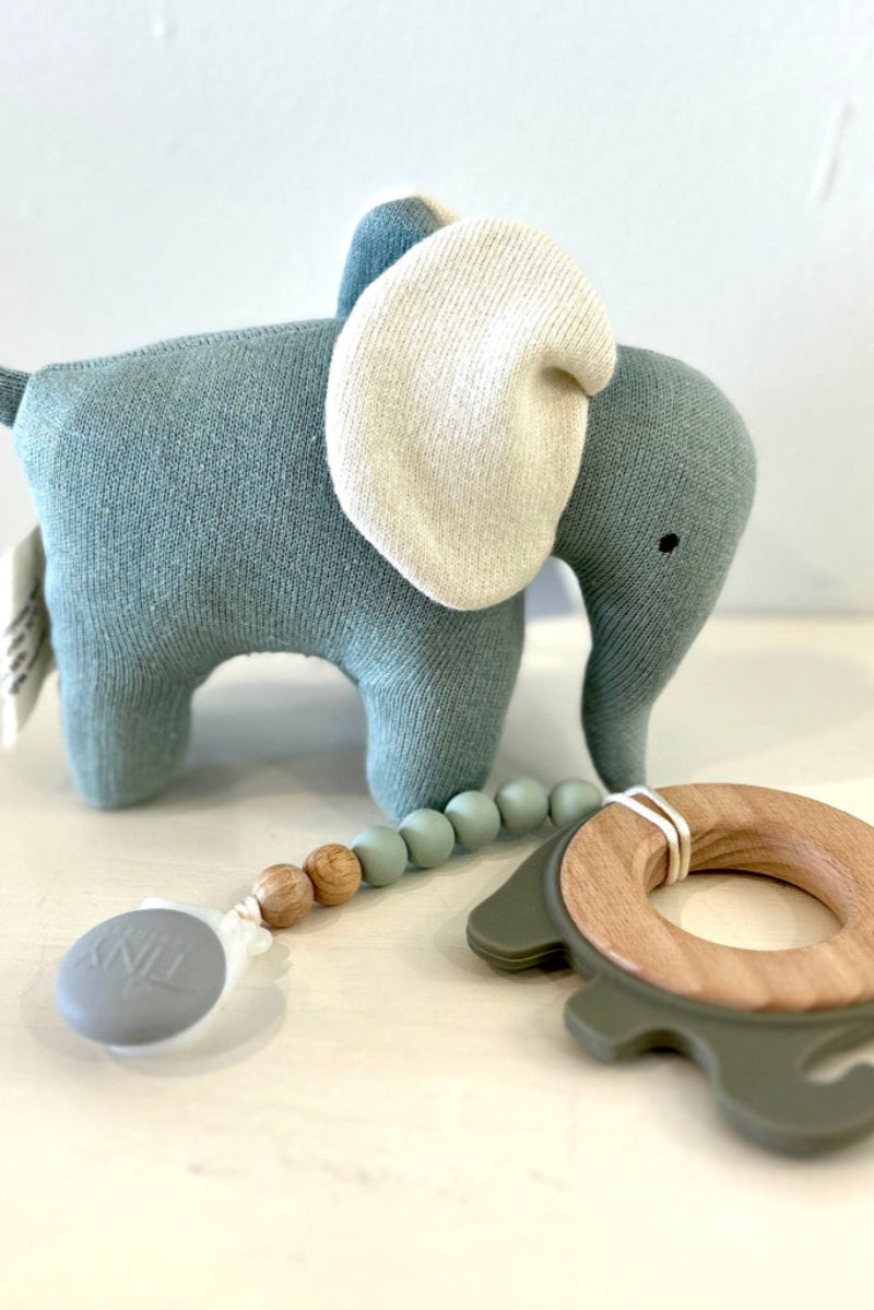 stuffed-elephant-baby-teether new baby gift hospital baby gift