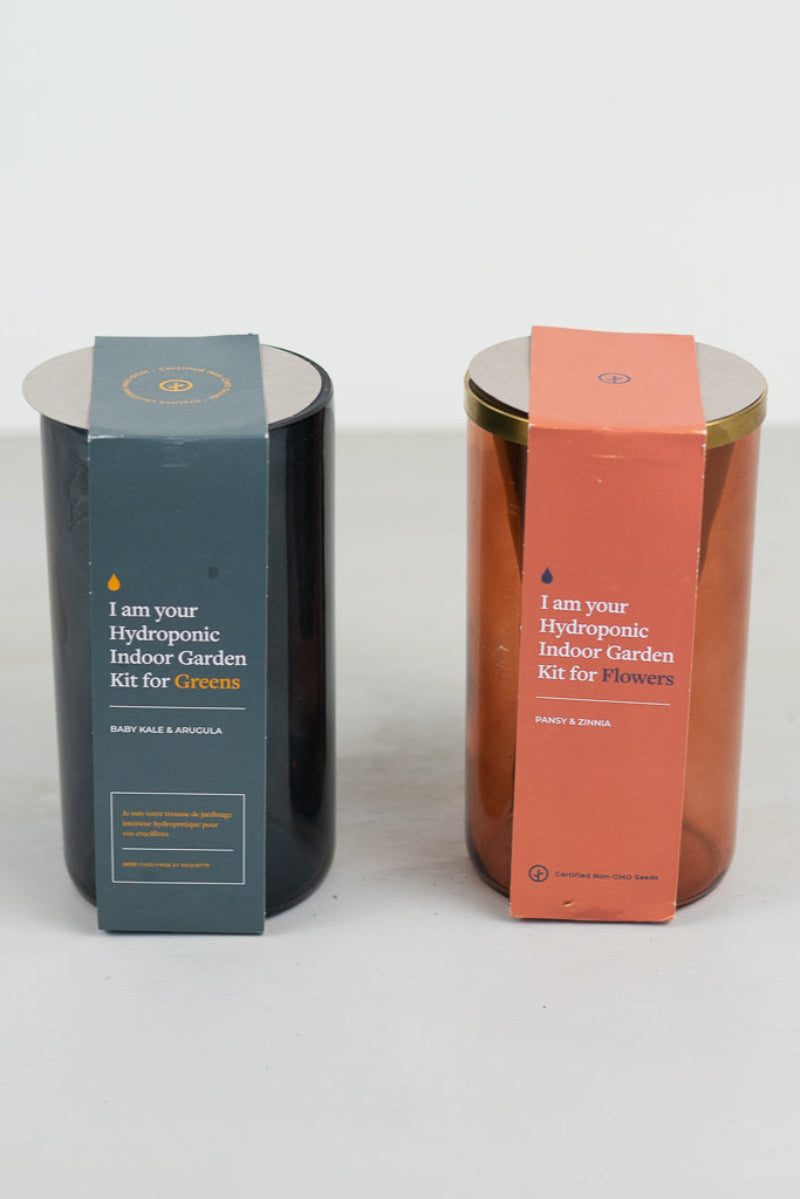 Indoor Garden Kit and Flower Bouquet