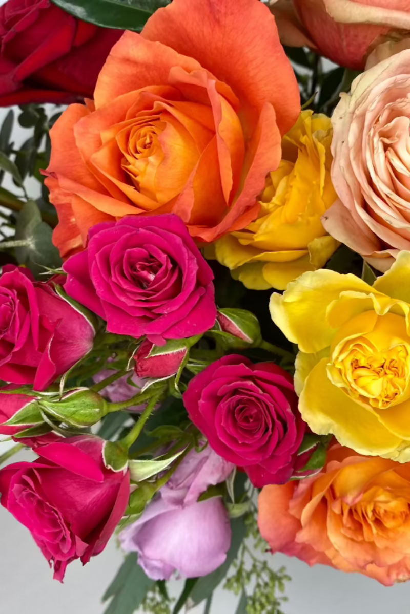 orange-roses-pink-roses-local-florist-castle-pines