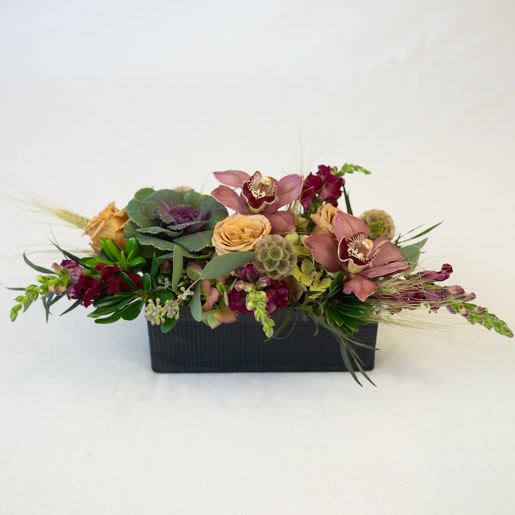 Textural Table Centerpiece Blooms